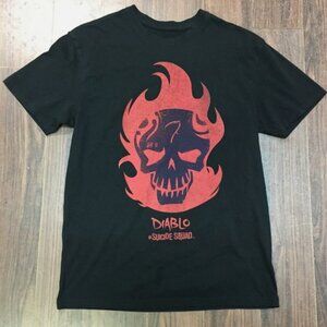 Diablo Suicide Squad Blizzard Official Collectible T Shirt Med Chest 34" Unisex